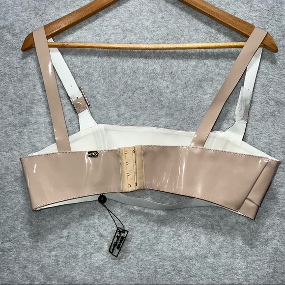 For Love And Lemons High Roller Latex Top Womens Sz Large - Picture 6 of 10